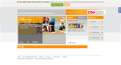 Desktop Screenshot of cdu-rehlingen-siersburg.de