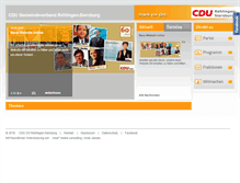 Tablet Screenshot of cdu-rehlingen-siersburg.de